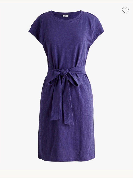 J. Crew Dresses & Skirts - J. Crew Deep Purple Tie-Waist Mini Dress